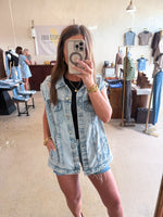 Pull It Together Denim Vest