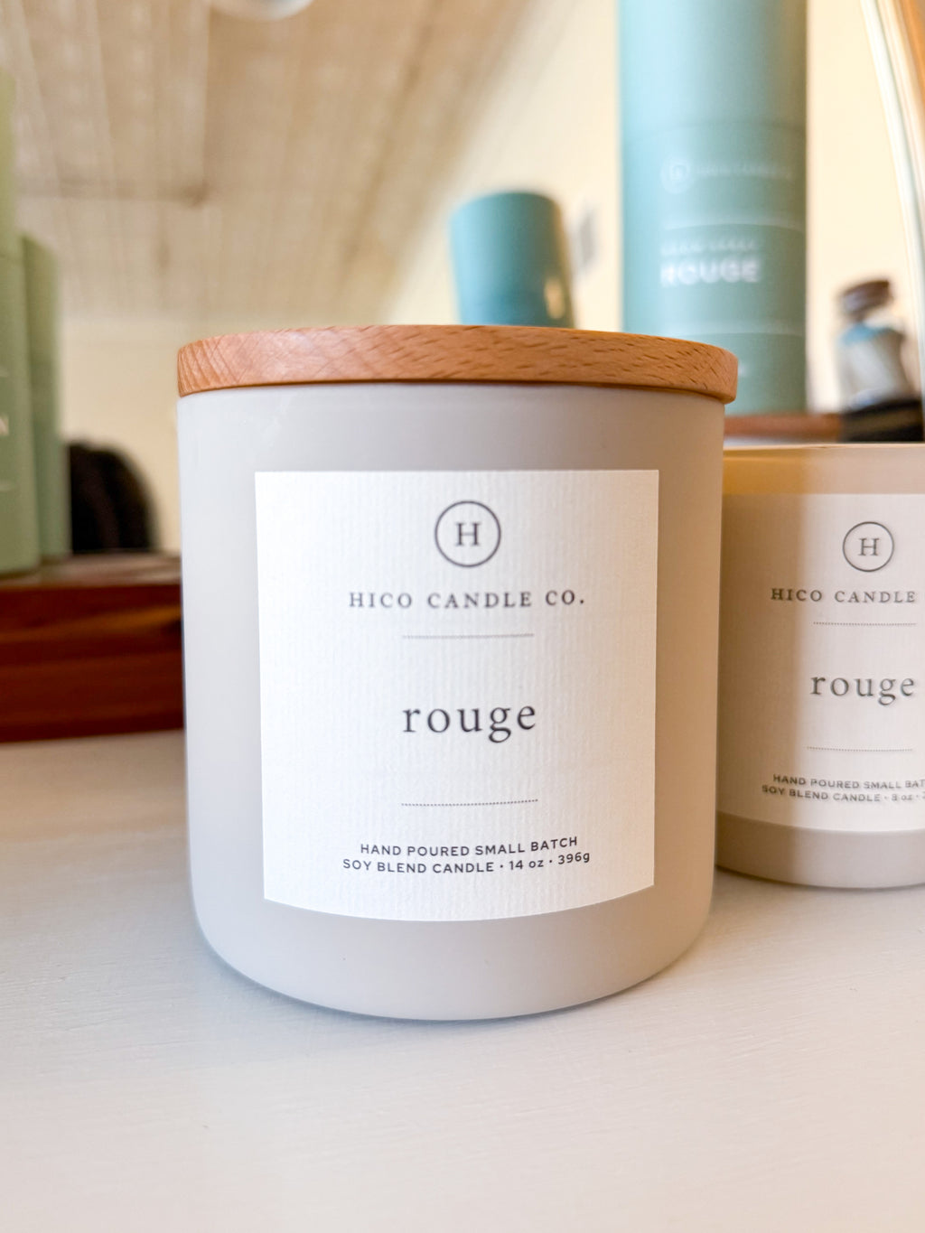 Rouge 14oz Candle – The Bronzed Babe