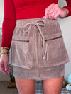 Carolina Corduroy Cargo Skirt