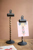Clips with Beaded Stem - Set of 2
